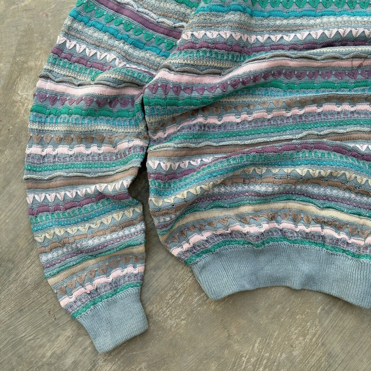 Coogi Crazy Vintage 90s Coogi 3D Knit Sweater Size US XL / EU 56 / 4 - 10 Thumbnail