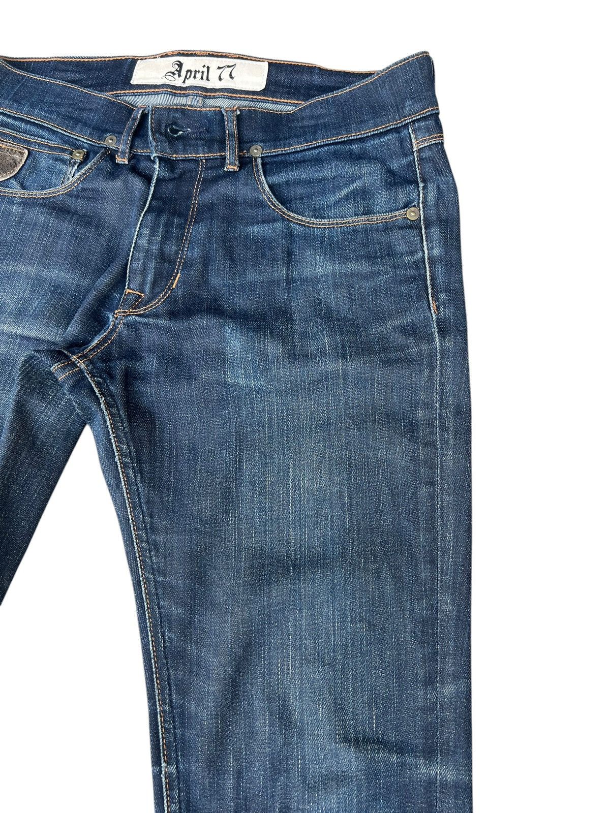 April 77 2001 April 77 Joey Distressed Fade Stretch Denim Jeans Size US 30 / EU 46 - 9 Thumbnail
