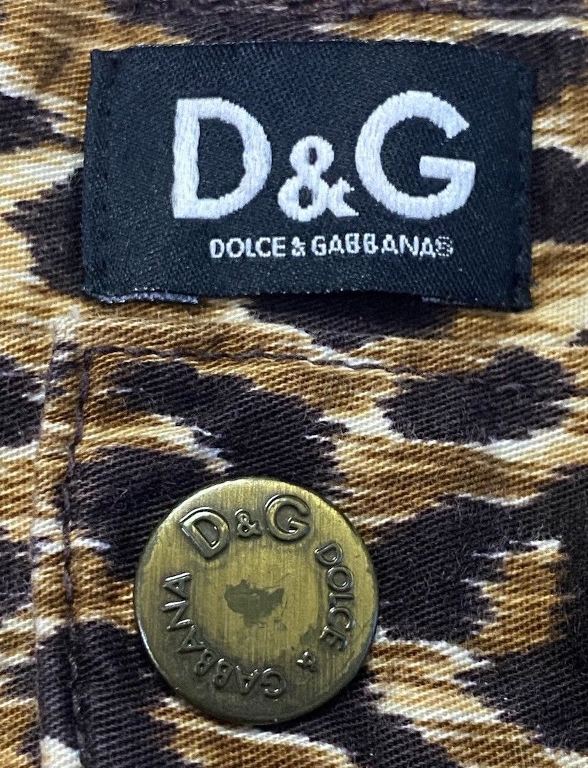 Designer × Dolce & Gabbana Dolce & Gabbana Cargo-Style Joggers Pants With Leopard Pants Size US 30 / EU 46 - 11 Thumbnail