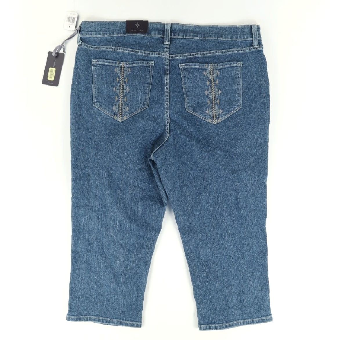 NYDJ NYDJ Jeans Cotton Denim Regular Blue 18 Womens Pants Tuck Crop Jeans Cotton Denim Regular Womens 18 Blue NYDJ Pants Jeans Size 40" / US 18 - 4 Thumbnail