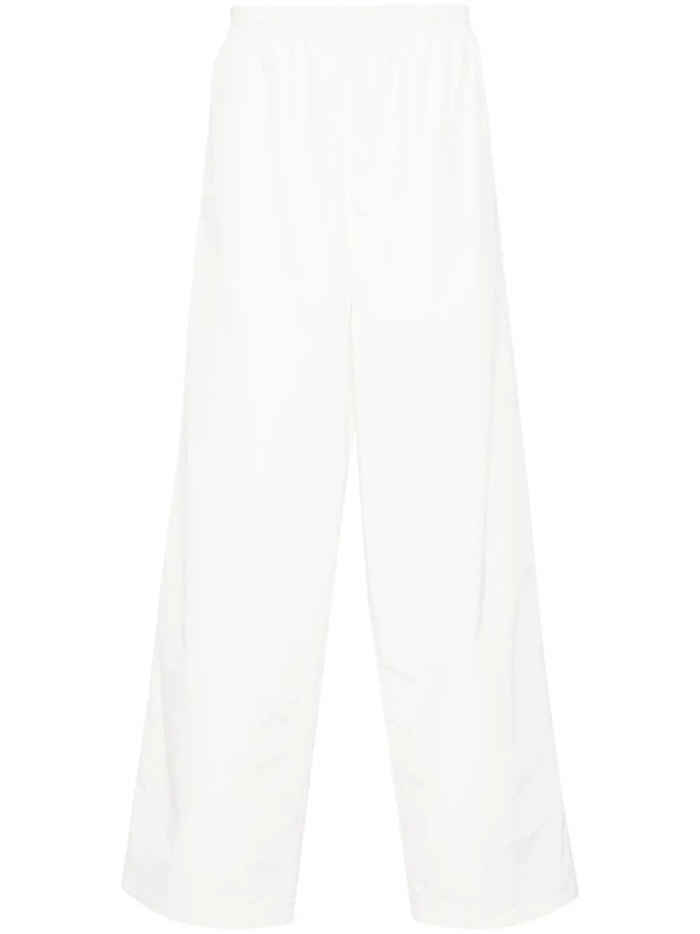 Balenciaga $1.9K VALUE wide-leg track pants in white Size US 30 / EU 46 - 1 Thumbnail