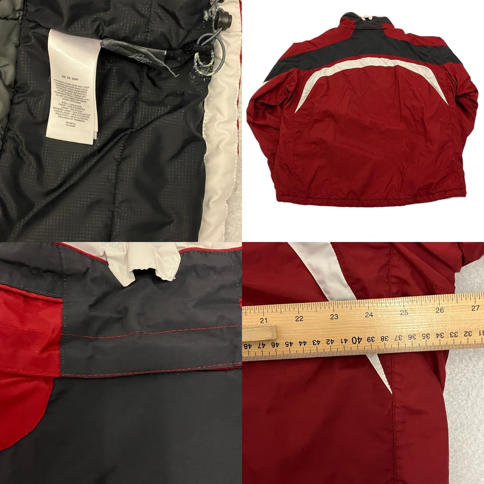 Vintage Columbia Jacket Mens XL Red Black Full Zip Ski Quilted Insulated Outdoor Size US XL / EU 56 / 4 - 8 Thumbnail