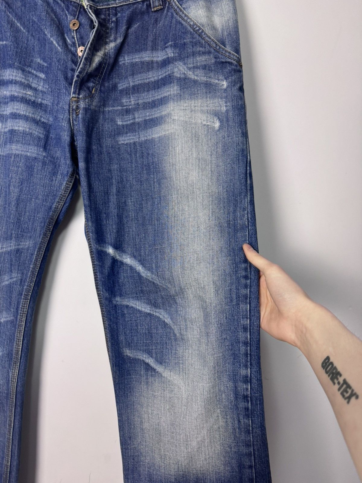 Dolce & Gabbana Dolce & Gabbana D&G Washed Archive Denim Jeans Faded 00s Size US 34 / EU 50 - 8 Thumbnail