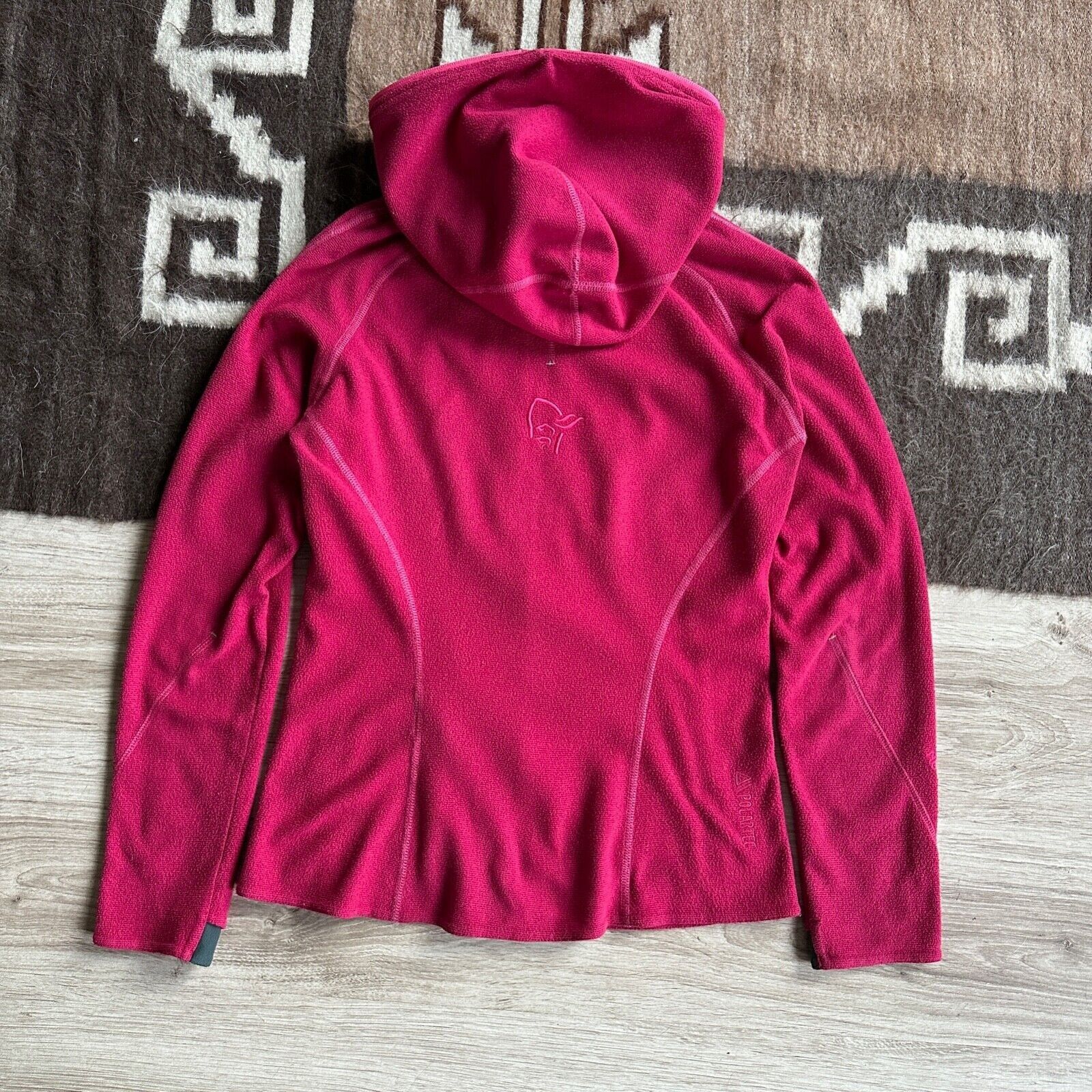 Norrona Polartec Zip Fleece Hoodie Size S