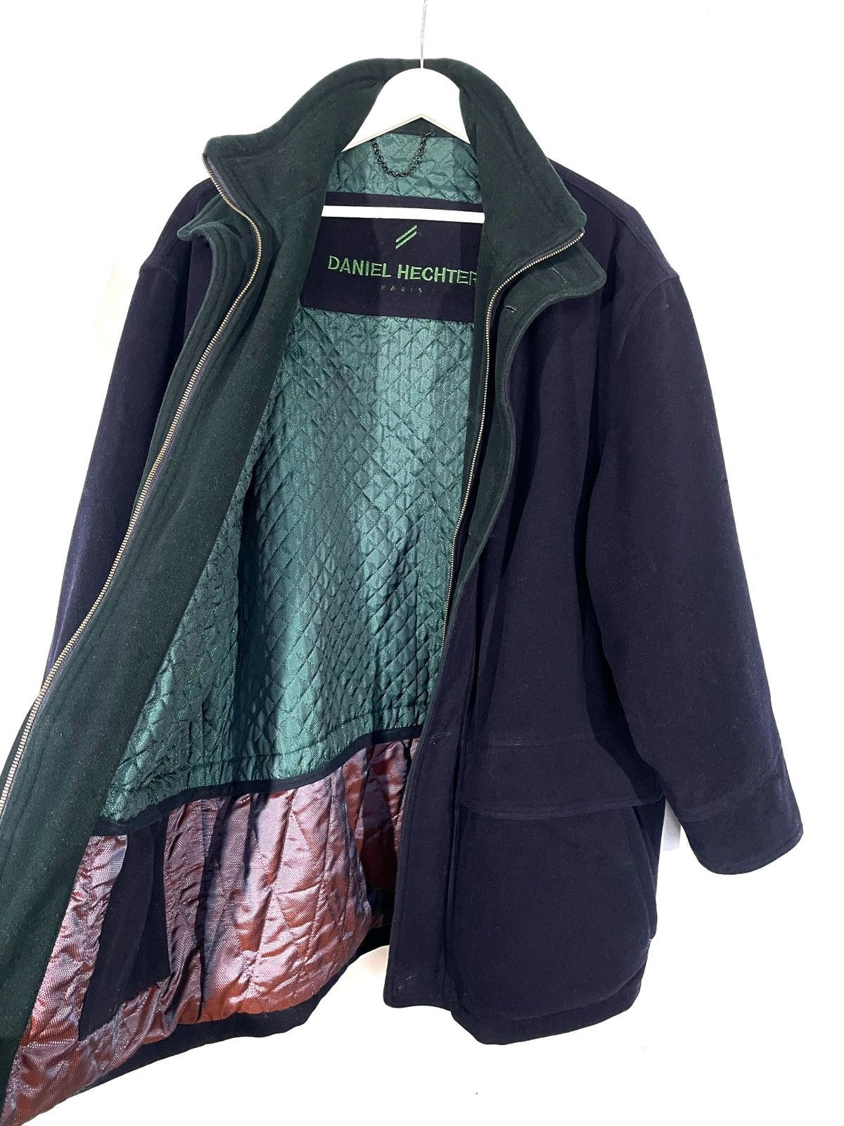 Daniel Hechter × Goretex × Vintage Daniel Hechter Paris Vintage Men Gore-Tex Wool Coat L-XL Size US L / EU 52-54 / 3 - 6 Thumbnail