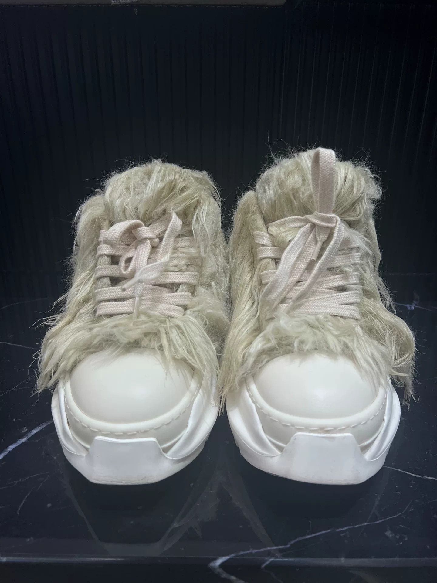 rick owens drkshdw abstract design sneakers