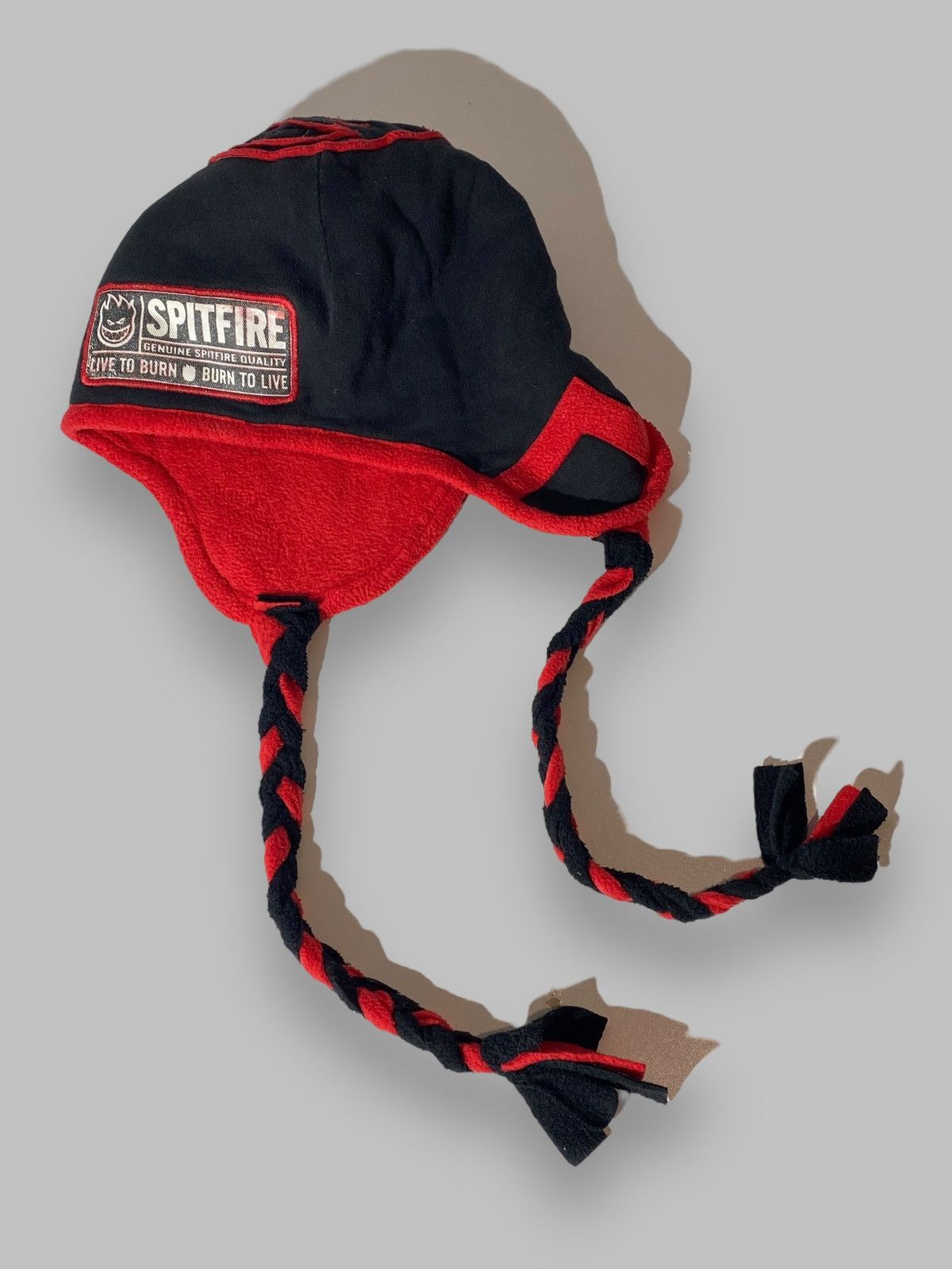Spitfire Vintage Spitfire skate crazy y2k winter fleece hat Size ONE SIZE - 1 Thumbnail