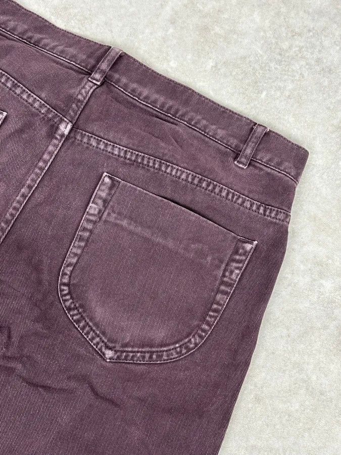 Maison Margiela AW2010 Maison Margiela Dark Purple Slim Plum Jeans Size US 31 - 9 Thumbnail