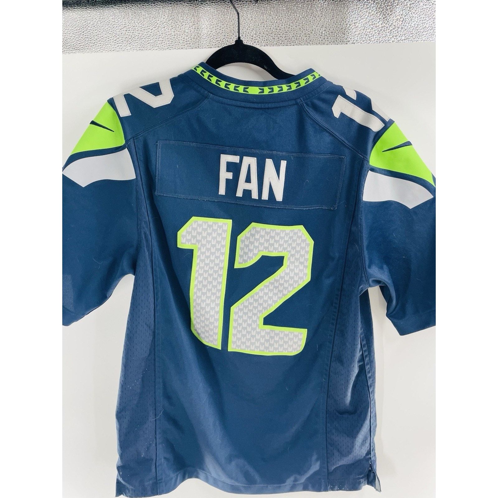 Nike Seattle Seahawks #12 Fan NIKE 12th Man On Field Blue Jersey Size US S / EU 44-46 / 1 - 8 Thumbnail