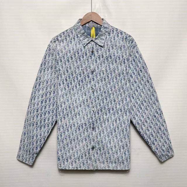 Dior Dior Oblique Denim Shirt Size US XS / EU 42 / 0 - 1 Thumbnail