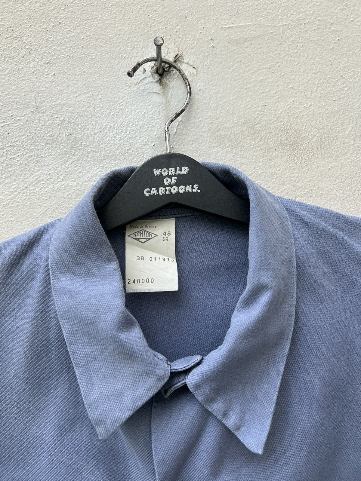 Danton Vintage Danton France Faded Blue Chore Work Jacket Size US M / EU 48-50 / 2 - 7 Thumbnail