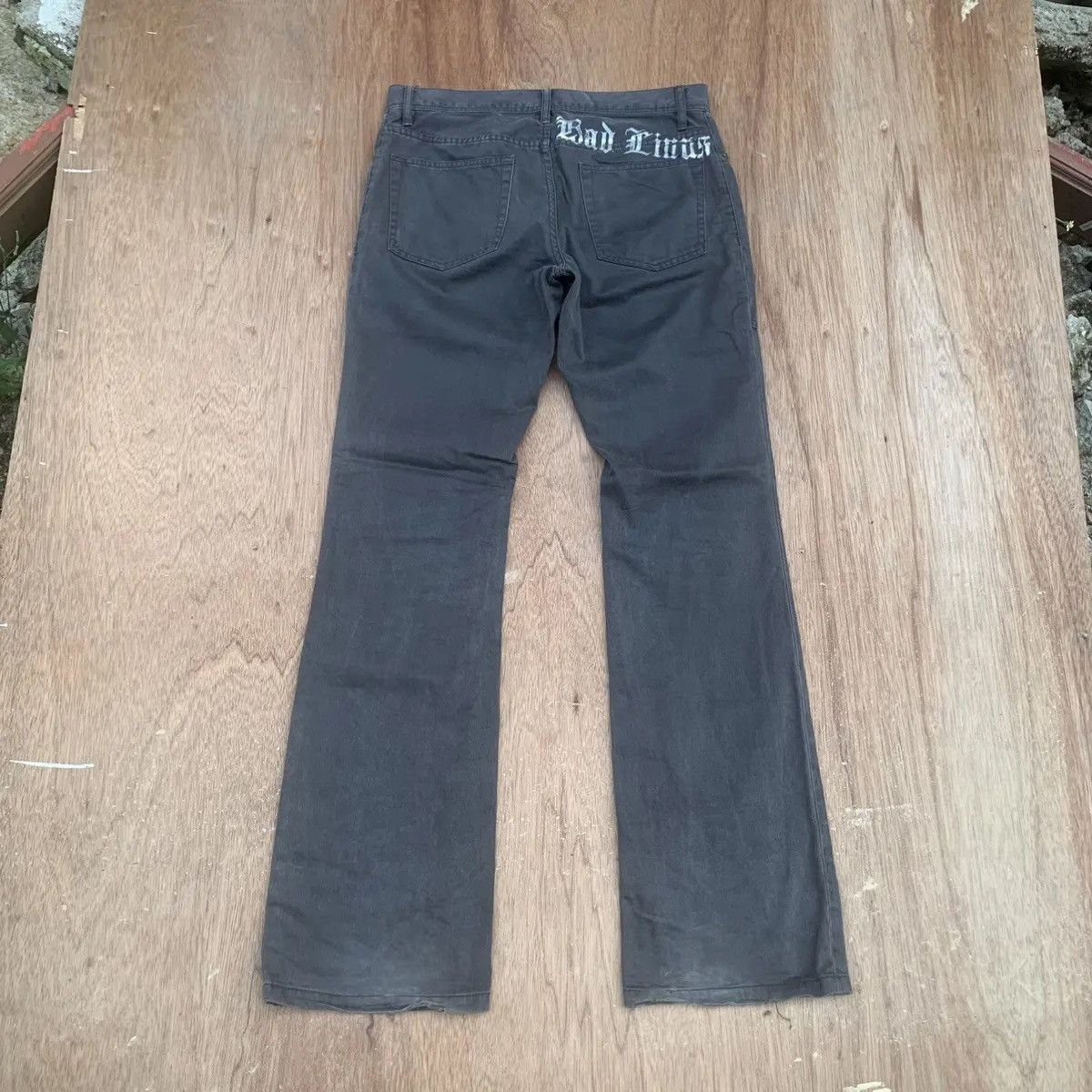 Final Home STEALS💥TETE HOMME TROUSERS STUDDED ISSEY MIYAKE FADED PANTS Size US 31 - 10 Thumbnail