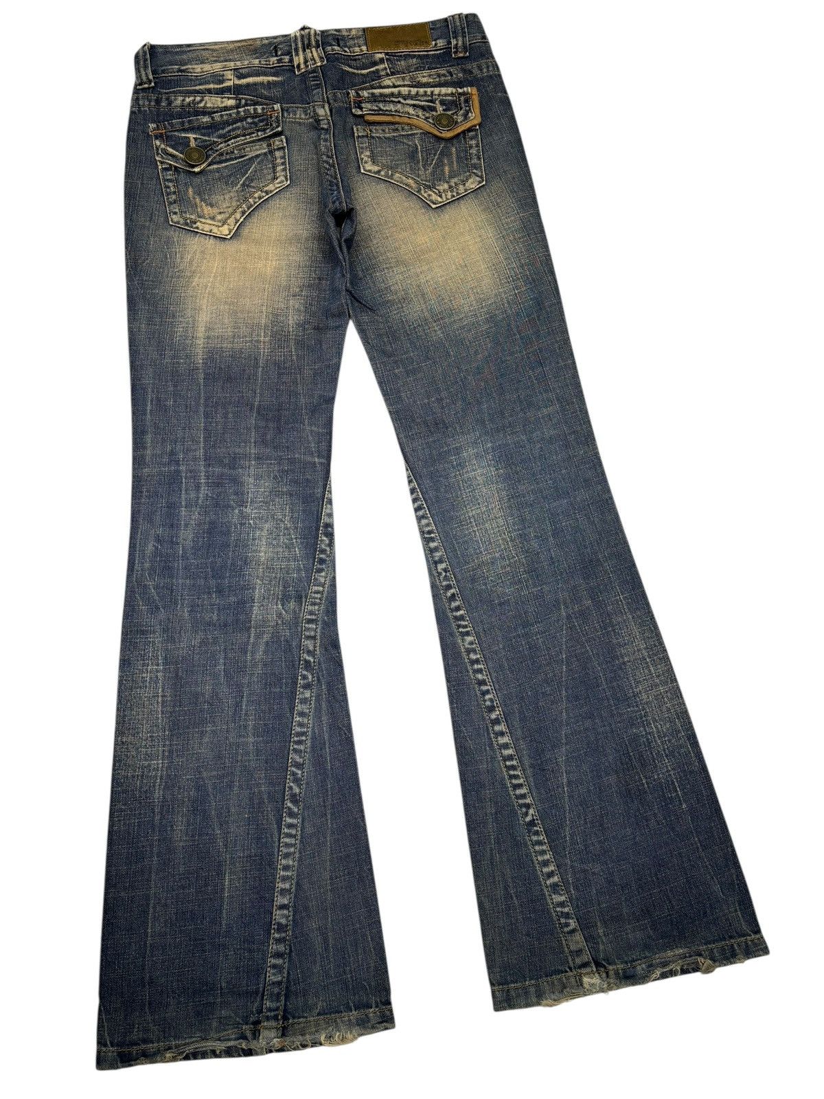 Kapital Flare Jeans Earthy Mud Wash Lolita Exotic Vintage Denim Size US 32 / EU 48 - 4 Thumbnail