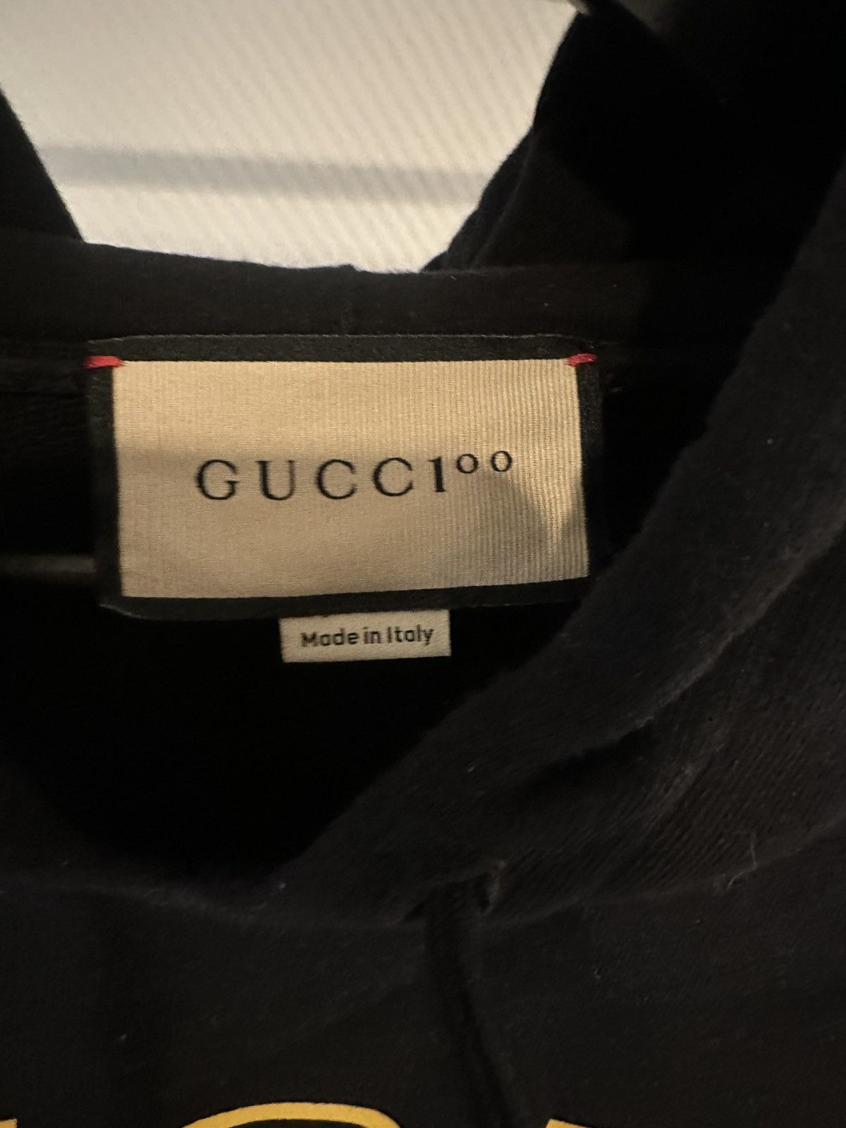 Gucci Gucci 100 “Music Is Mine” Varsity Hoodie Black/Yellow L Size US L / EU 52-54 / 3 - 4 Thumbnail