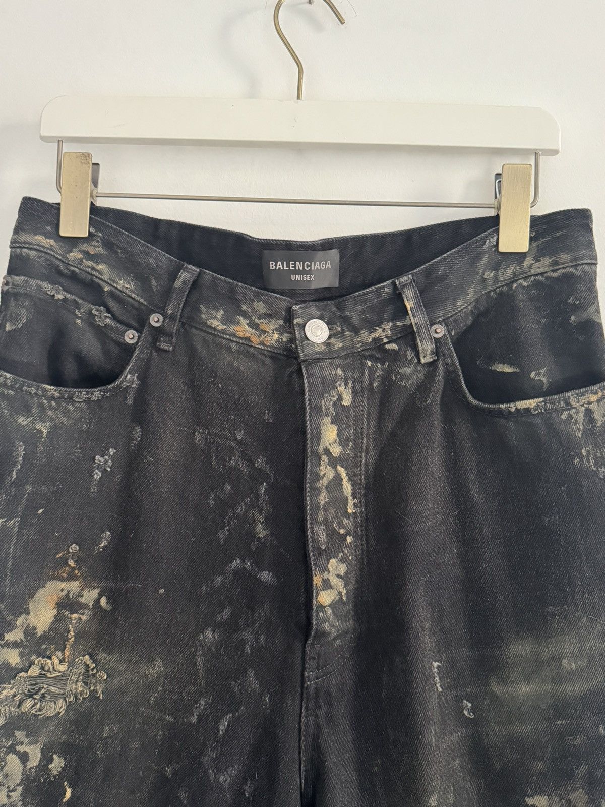 Balenciaga Balenciaga Mud Show Baggy Jeans Size US 36 / EU 52 - 2 Thumbnail