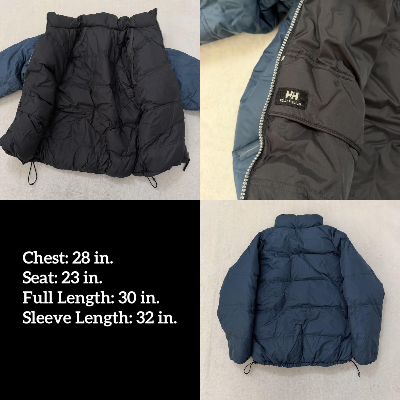 Helly Hansen Helly Hansen Puffer Jacket Mens XL Blue Down Full Zip Winter Hiking Outdoor Jacket Size US XL / EU 56 / 4 - 8 Thumbnail