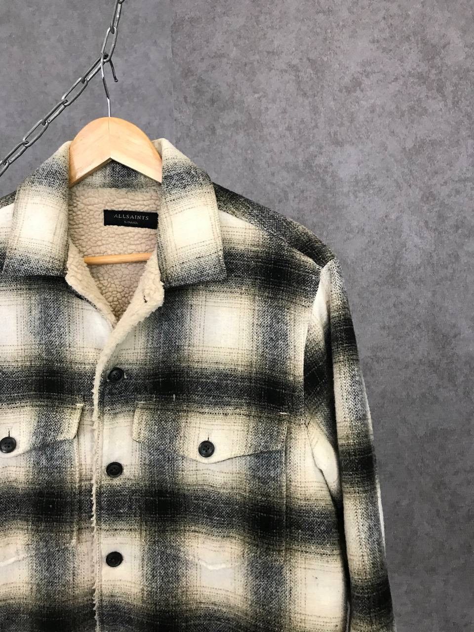 Allsaints Allsaints Sherpa flannel shirt Size US XS / EU 42 / 0 - 2 Thumbnail