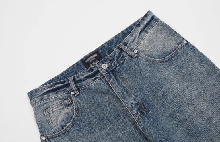 Vintage Men's oversize vintage loose washed distressed jeans Size US 32 / EU 48 - 3 Thumbnail