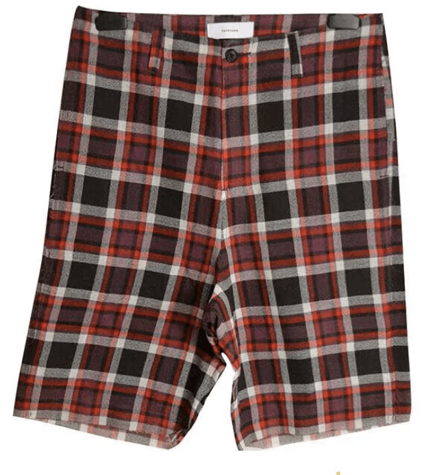 Facetasm facetasm Plaid Wool Cropped Pants K11 Size US 35 - 1 Thumbnail