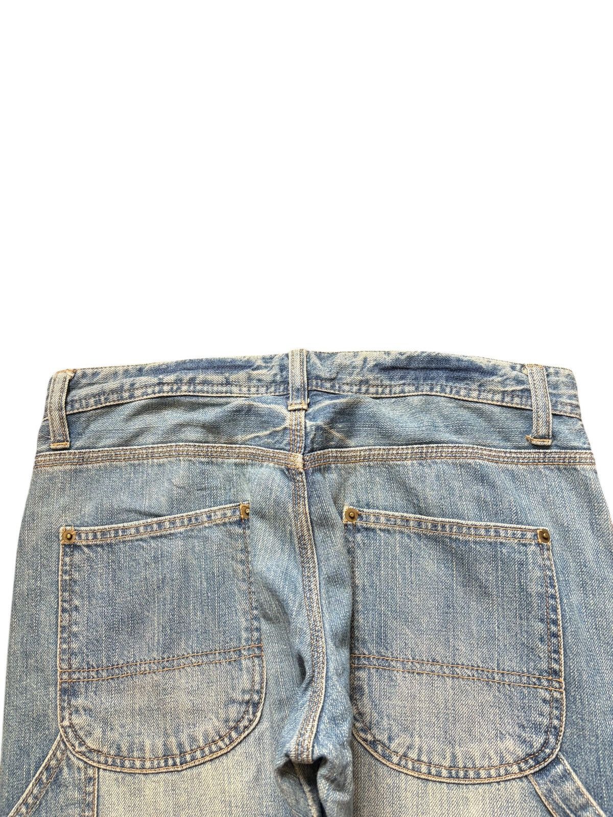 Helmut Lang Vintage Japanese Brand Mud Wash Carpenter Jeans Size 31" - 4 Thumbnail