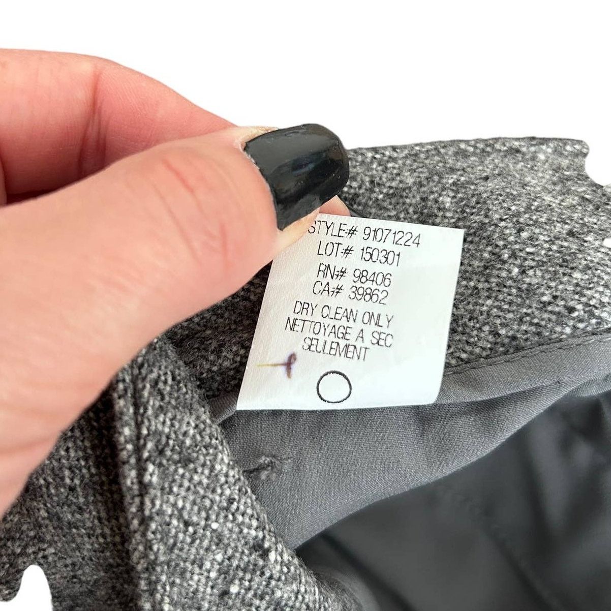Theory Theory Gray Virgin Wool Dress Pants Sz 2 Size 26" / US 2 / IT 38 - 4 Thumbnail