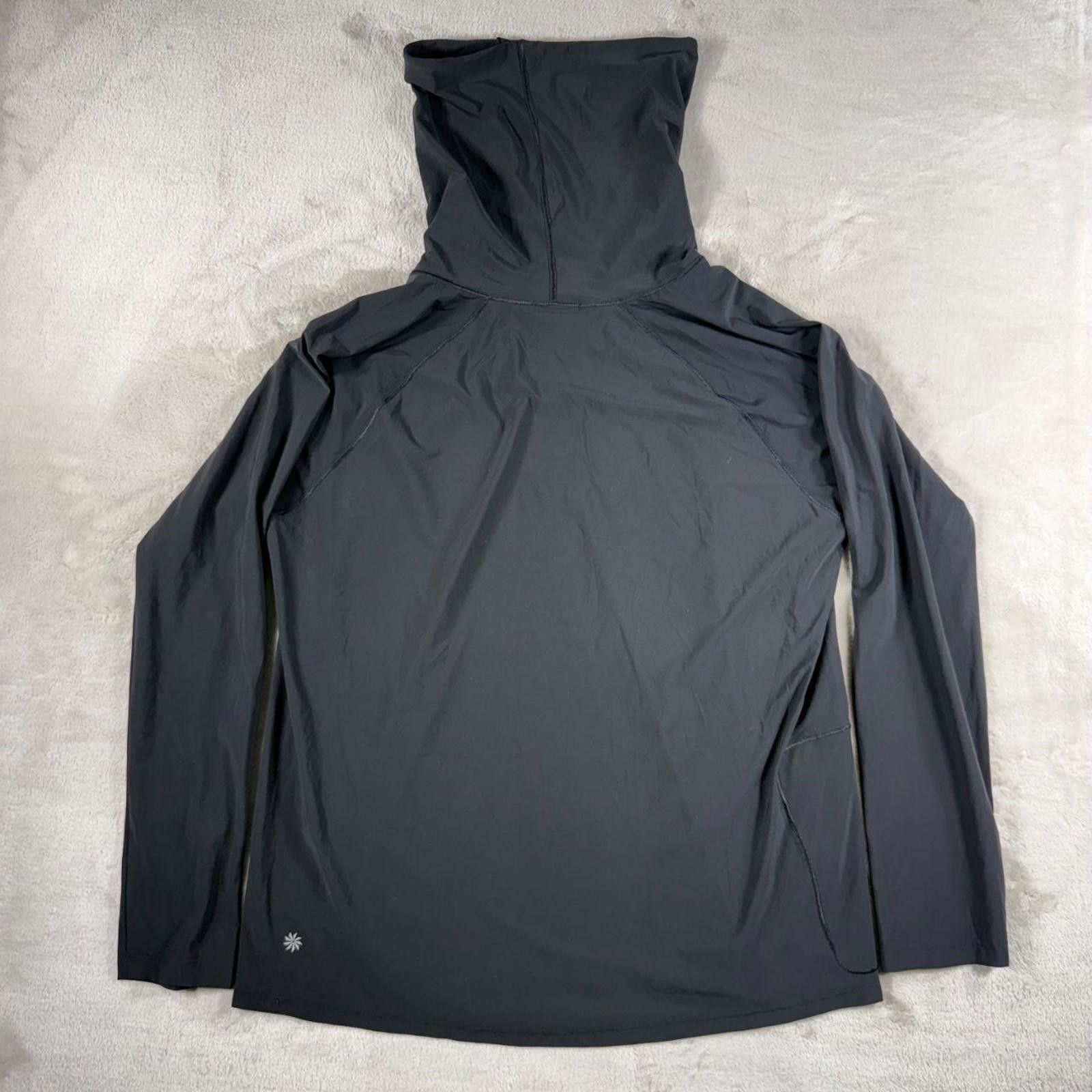 Other Athleta Shirt Women's L Black Turtleneck Workout Size L / US 10 / IT 46 - 8 Thumbnail