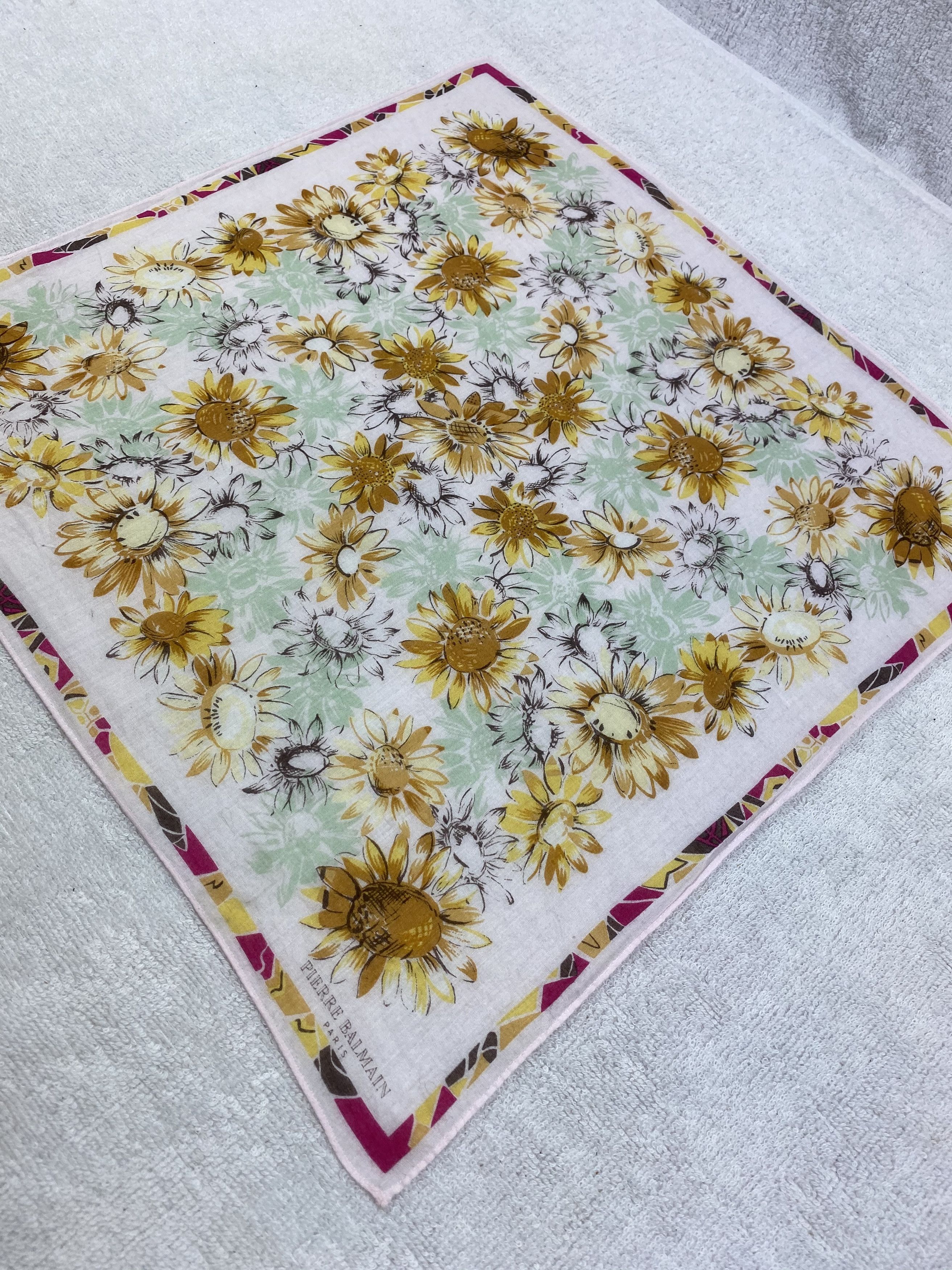 Pierre Balmain × Vintage Pierre Balmain Handkerchief / Bandana / Neckerchief Size ONE SIZE - 4 Thumbnail