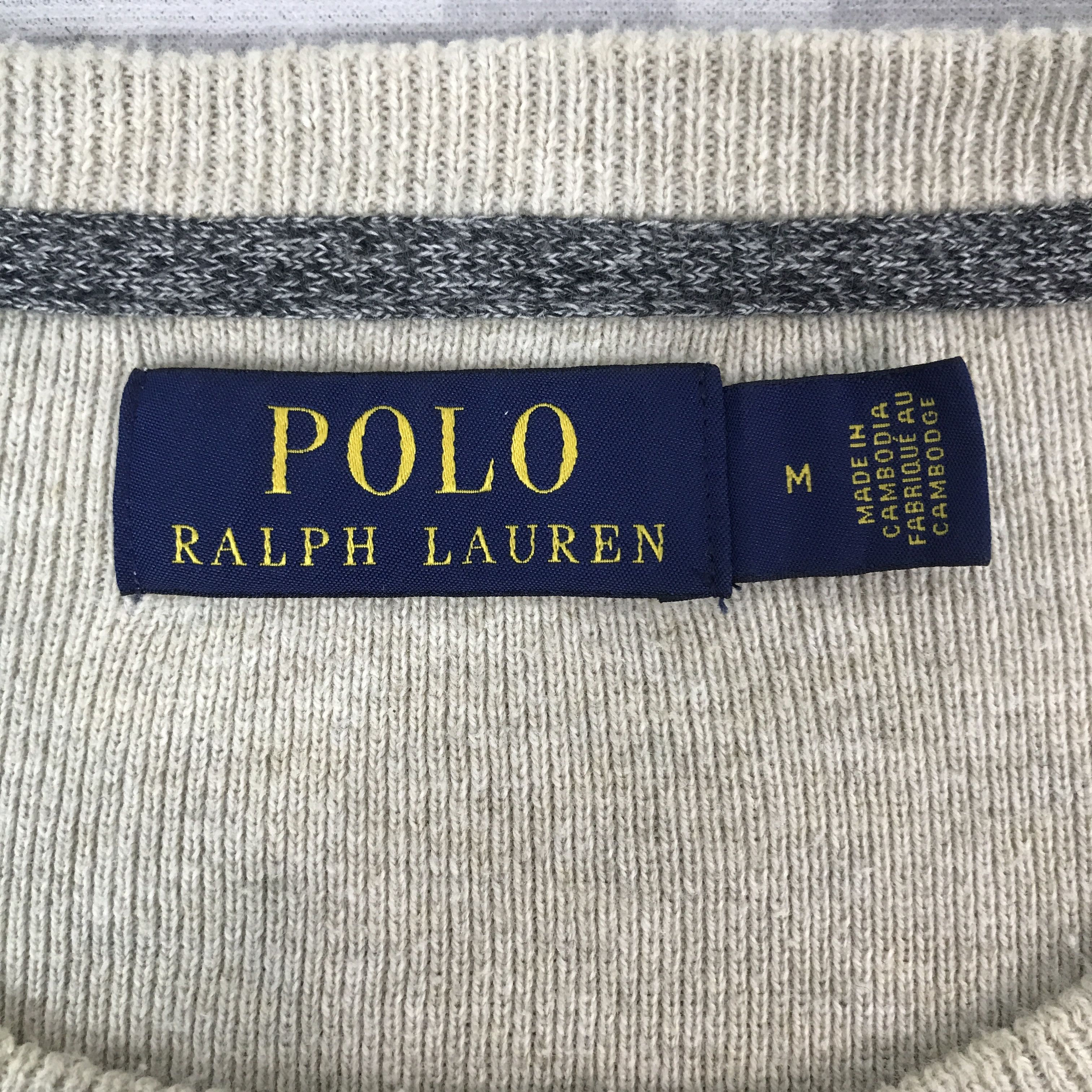 Polo Ralph Lauren × Vintage Vintage y2k Polo Ralph Lauren Knitwear Jacket Size US M / EU 48-50 / 2 - 7 Thumbnail