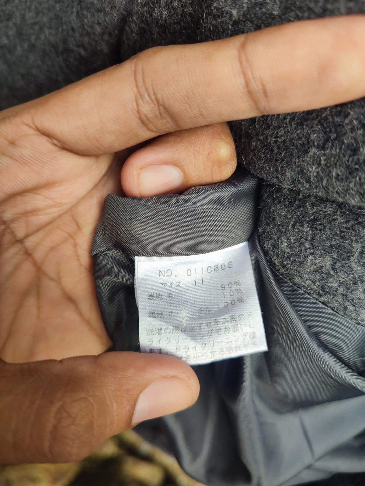 EASTBOY Japanese Wool Blend Peacoat – Grey Double-Breasted