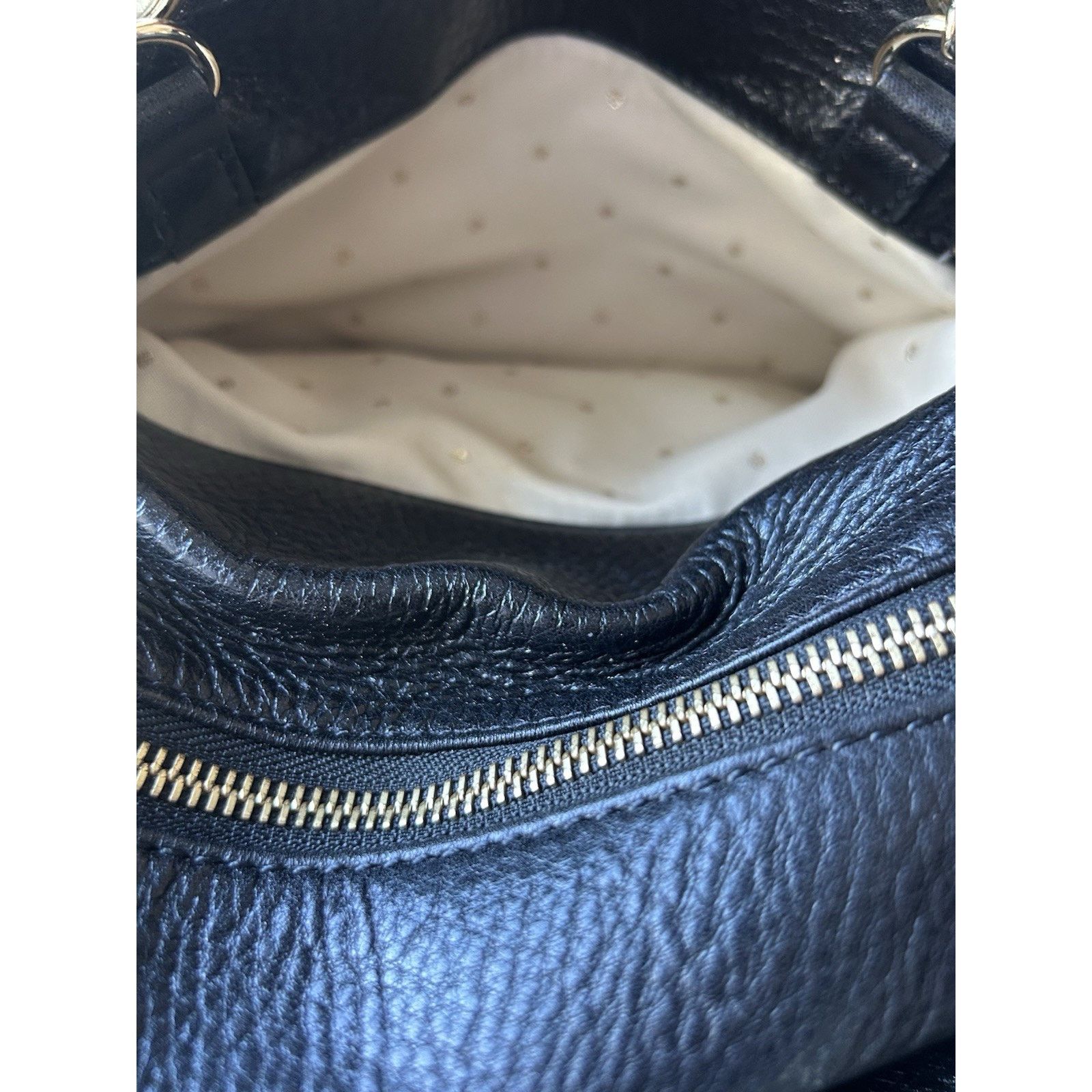 Kate Spade Kate Spade Black Metallic Quilted Leather Shimmer Bag Size ONE SIZE - 17 Thumbnail