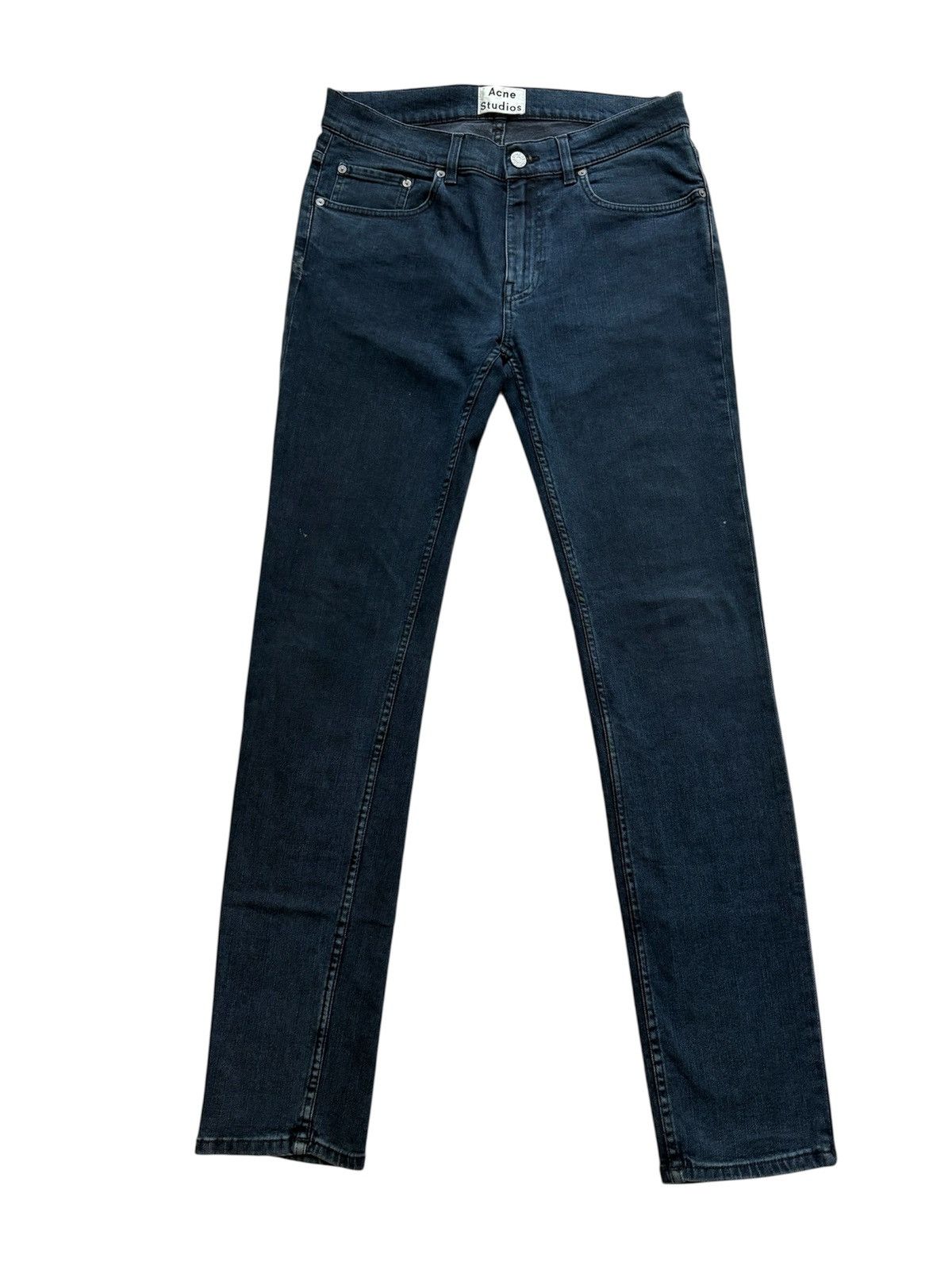Acne Studios Acne Studios ACE Blue/Black Skinny Jeans Denim Size US 32 / EU 48 - 1 Thumbnail