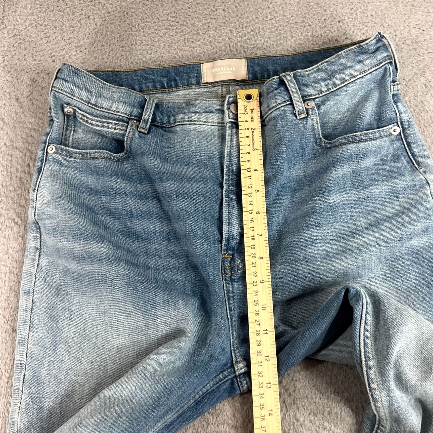Everlane Everlane Jeans Women’s 32 The Way-High Slim Denim Pants Light Wash City Everyday Classic 5-Pocket Women’s Slim Jeans Mens? Size 24" / US 00 / IT 34 - 4 Thumbnail