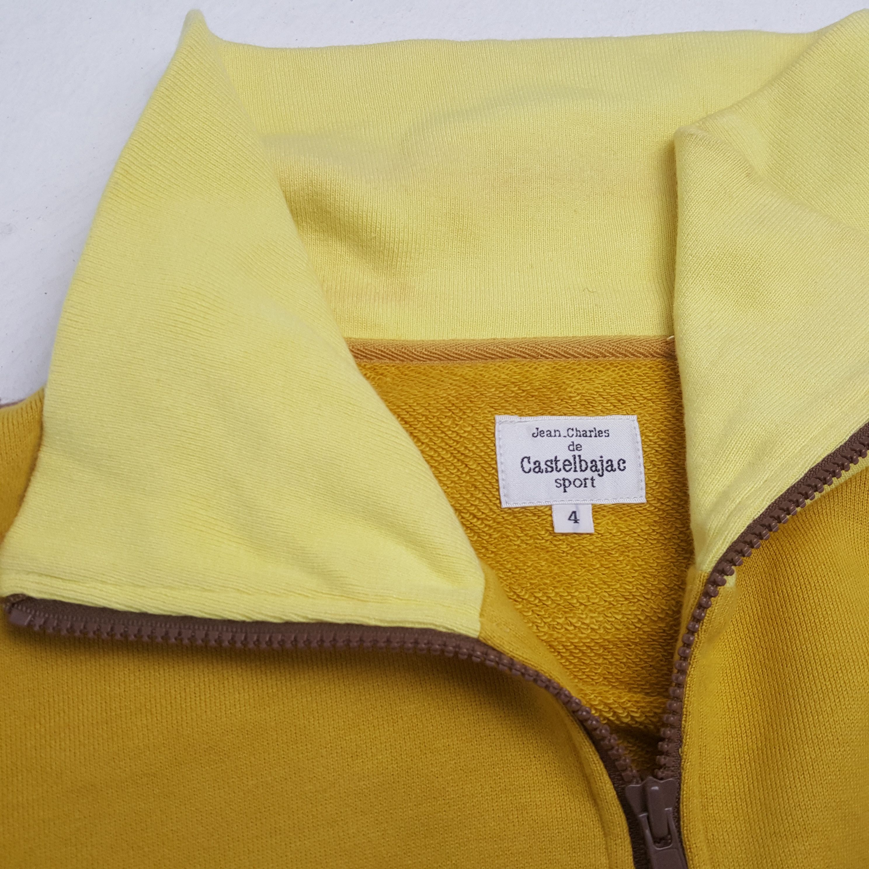 Jean Charles De Castelbajac × Vintage JEAN CHARLES DE CASTLEBAJAC Half Zipper Sweatshirt Size US XL / EU 56 / 4 - 9 Thumbnail