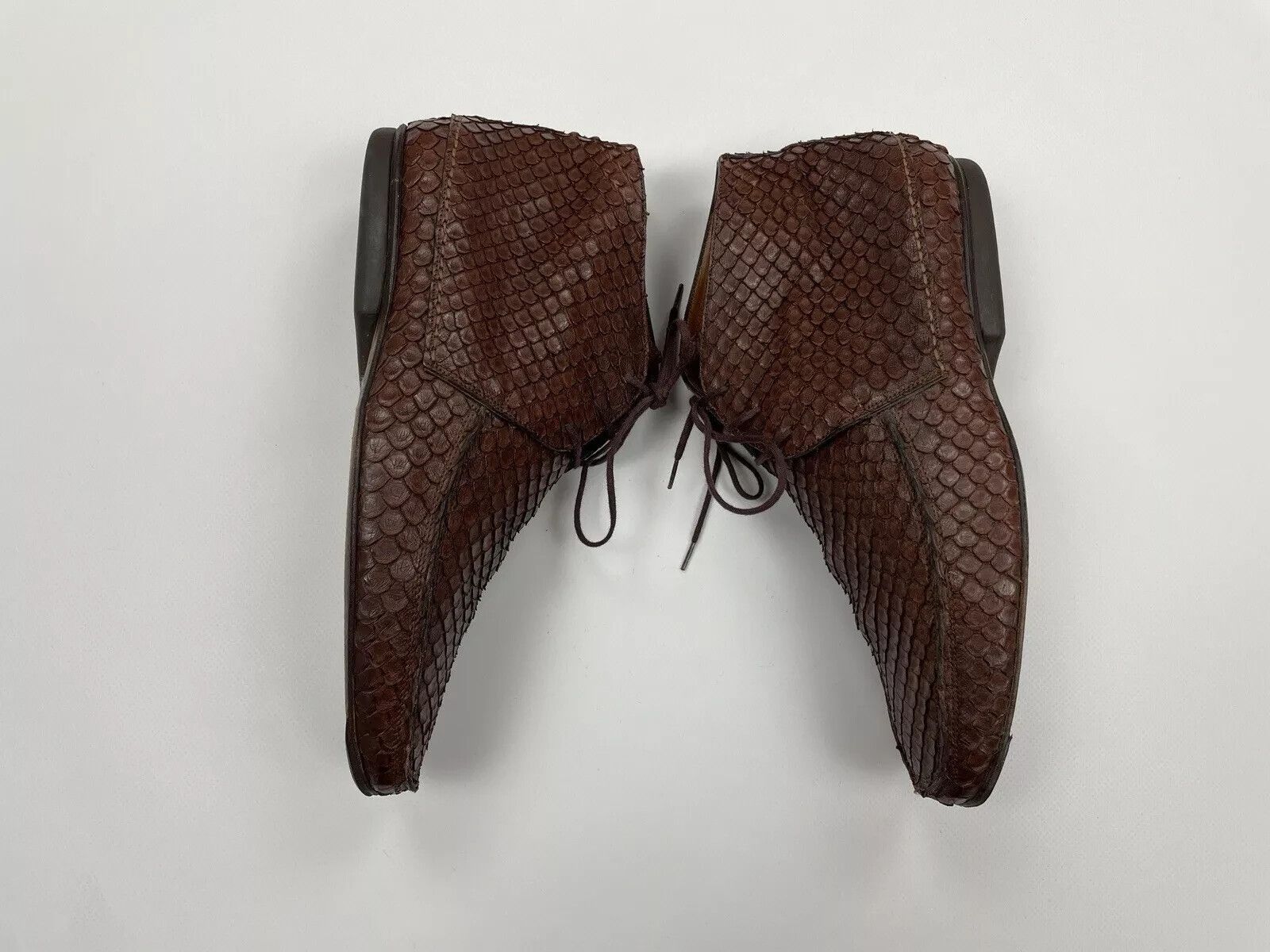 Other CESARE PACIOTTI SNAKE SKIN LEATHER ANKLE BOOTS WOMENS size 7 Size US 9.5 / IT 39.5 - 3 Thumbnail