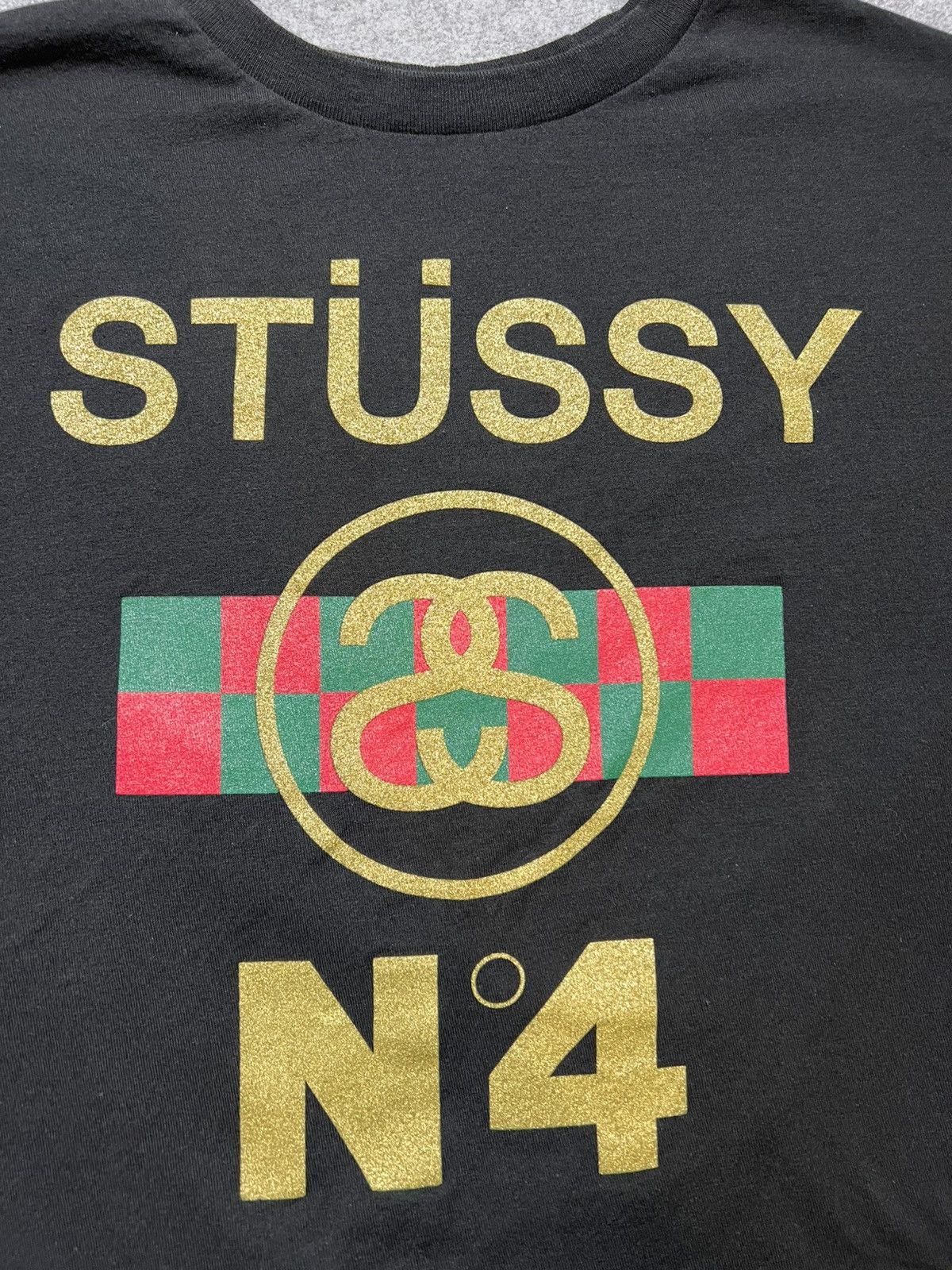 Stussy GOLD - Stussy - gucci style tee - size SMALL Size US S / EU 44-46 / 1 - 1 Thumbnail