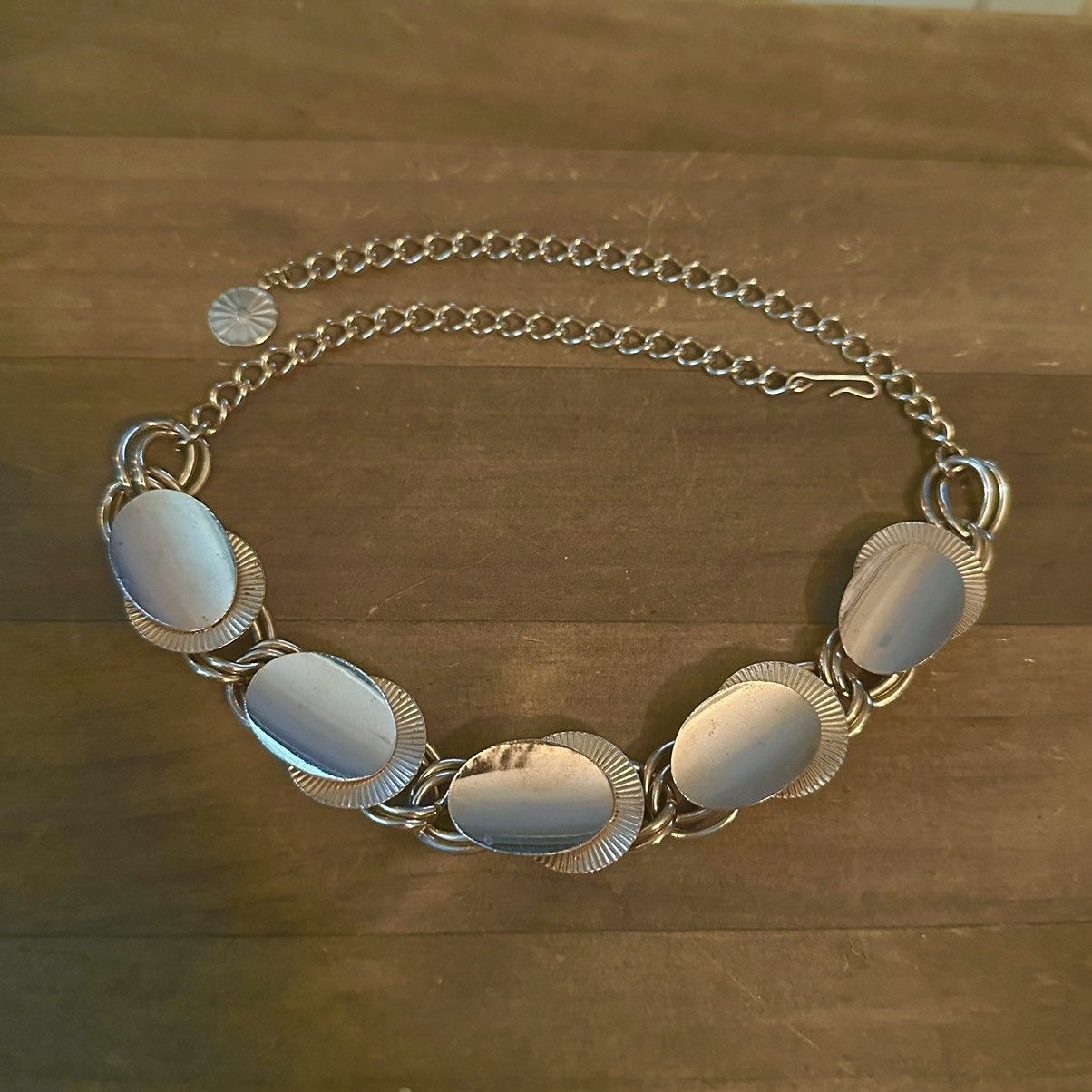 Vintage Vintage overlapping links choker necklace Size ONE SIZE - 2 Thumbnail
