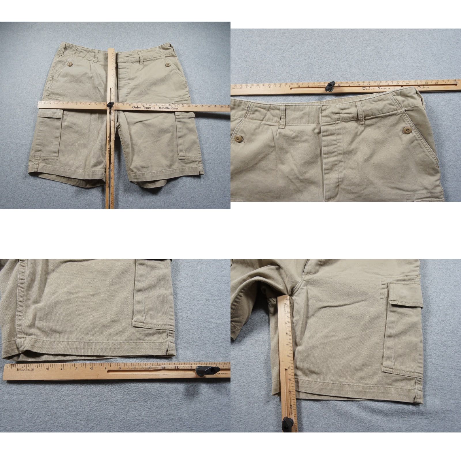 Polo Ralph Lauren VINTAGE Polo Ralph Lauren Shorts Mens 38 Beige Cargo Pockets Utility 90s Adult Size US M / EU 48-50 / 2 - 8 Thumbnail