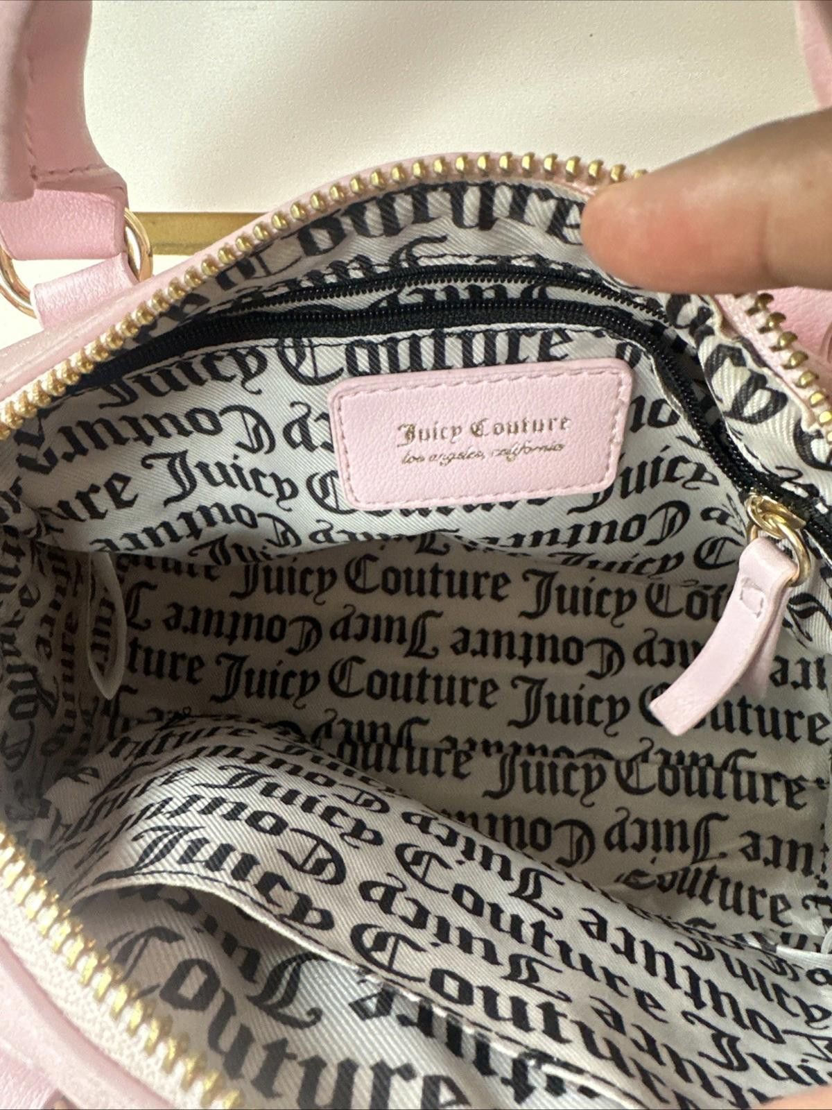 Juicy Couture Jeans Juicy Couture Powder Pink Satchel Shoulder Bag Size ONE SIZE - 3 Thumbnail