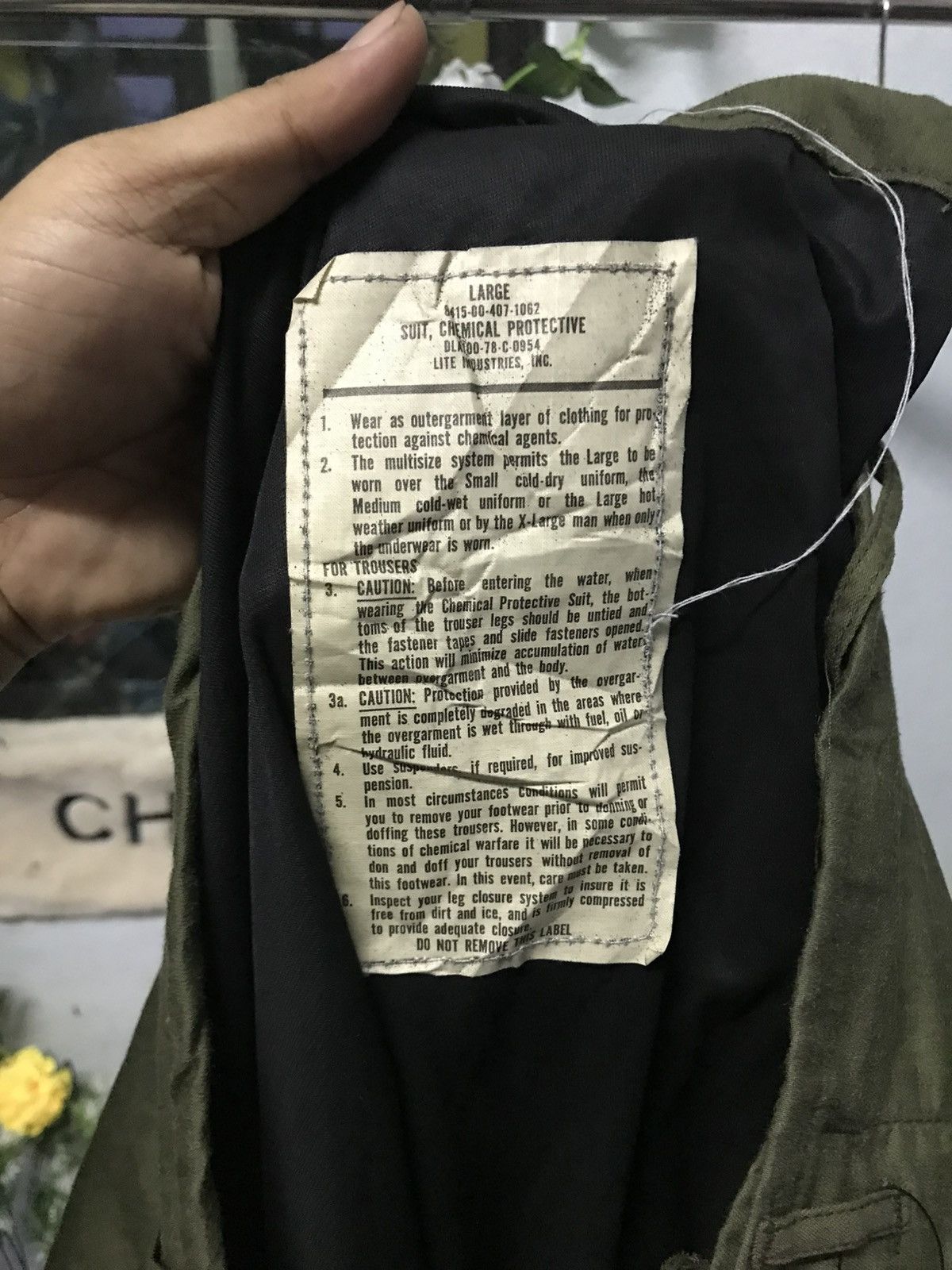 Army Of Me × Vintage Vintage Pants Army OG Size US 35 - 3 Thumbnail