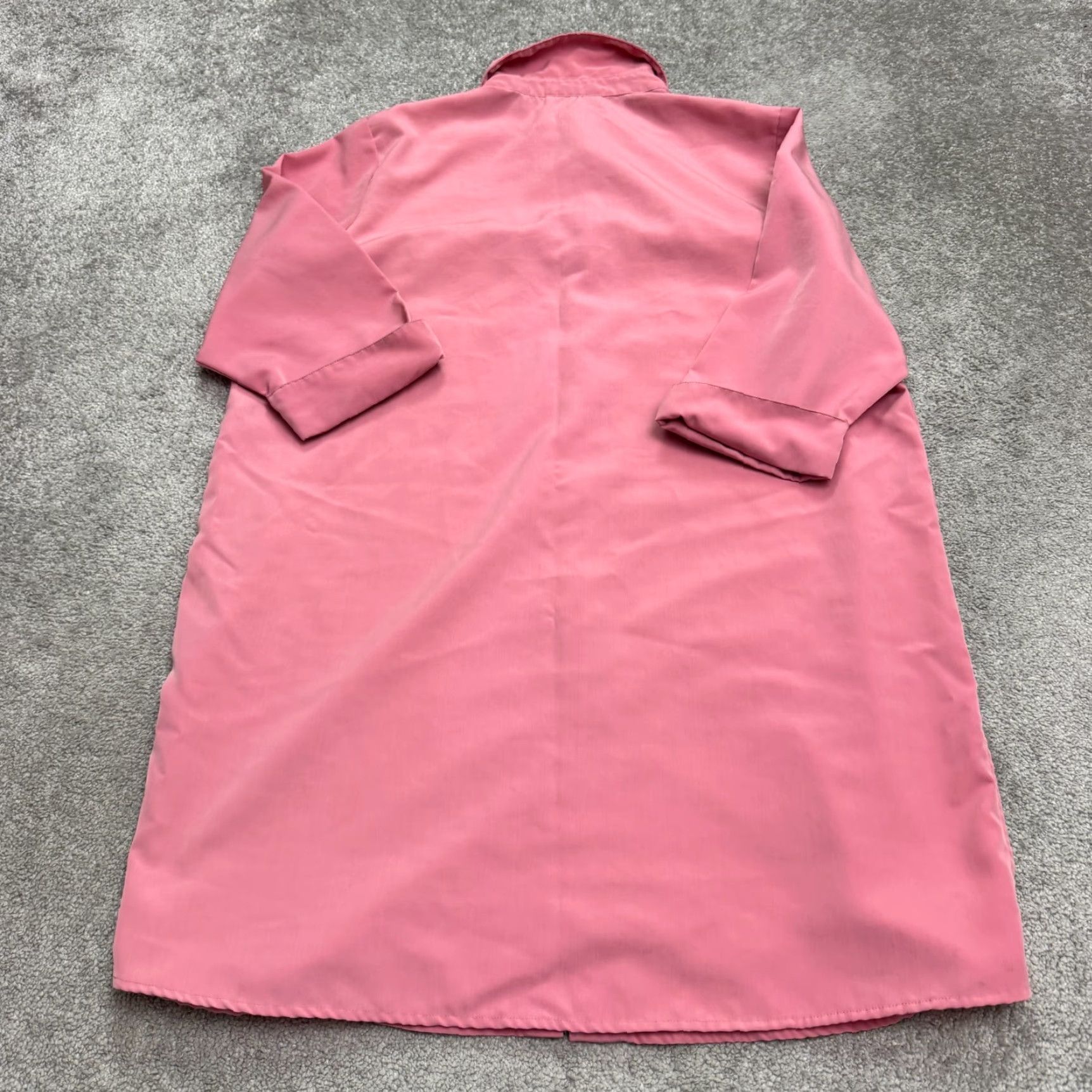 Vintage Brylane Y2K Hidden Button Down Shirt Sress Womens 16W Plus Dusty Pink Classic Size XXL / US 16-18 / IT 52-54 - 2 Thumbnail