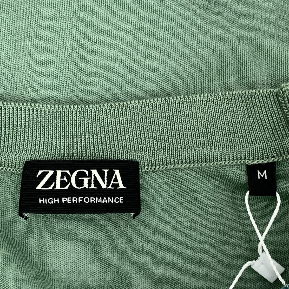 Z Zegna Zegna Green Wool Crew Neck Short Sleeve T-shirt K26WX Size US M / EU 48-50 / 2 - 5 Thumbnail