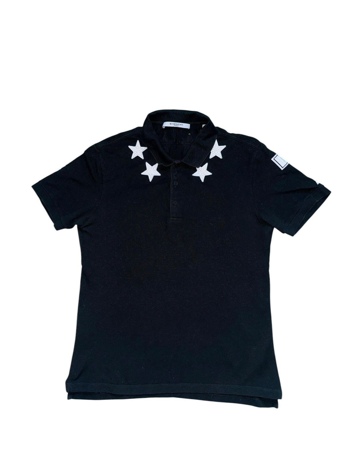 GIVENCHY ホワイト ポロシャツ　スター刺繍 Yahoo!オークション - 国内正規品 GIVENCHY ジバンシィ STARS S/S POLO