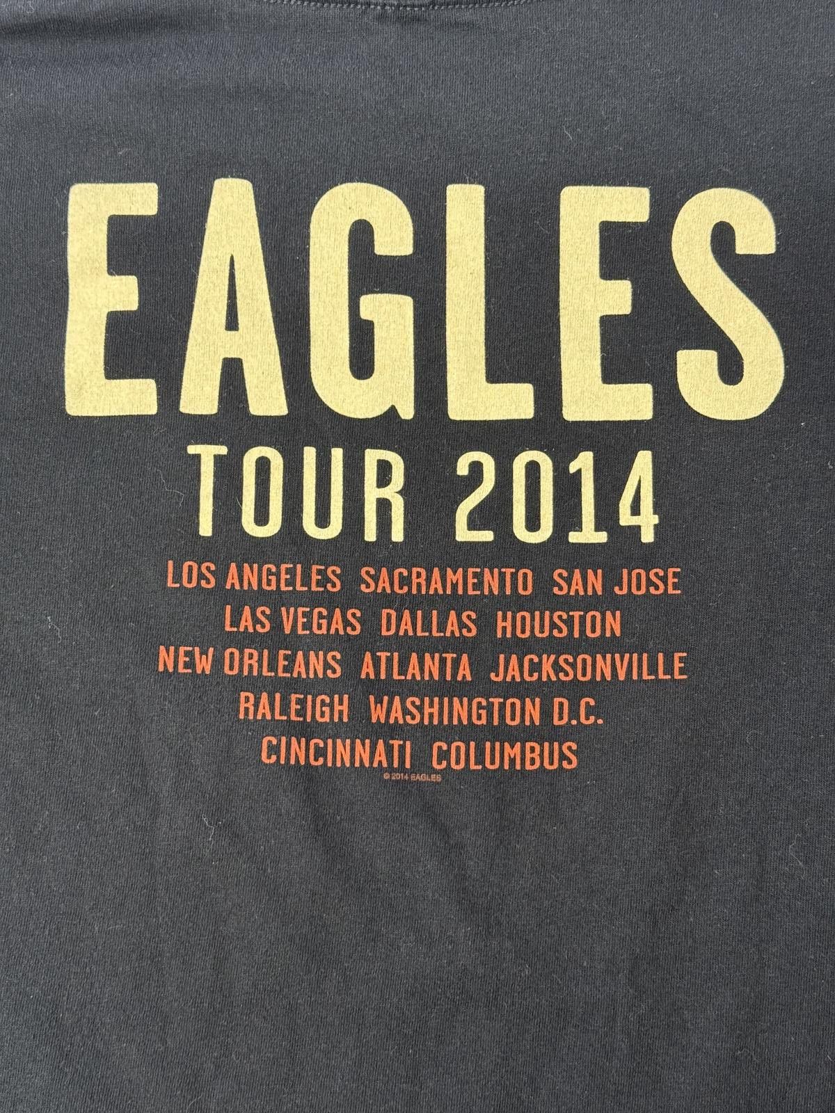 Anvil Eagles Hotel California T-shirt Eagles Tour 2014 Tee 2 Sided Size US M / EU 48-50 / 2 - 5 Thumbnail