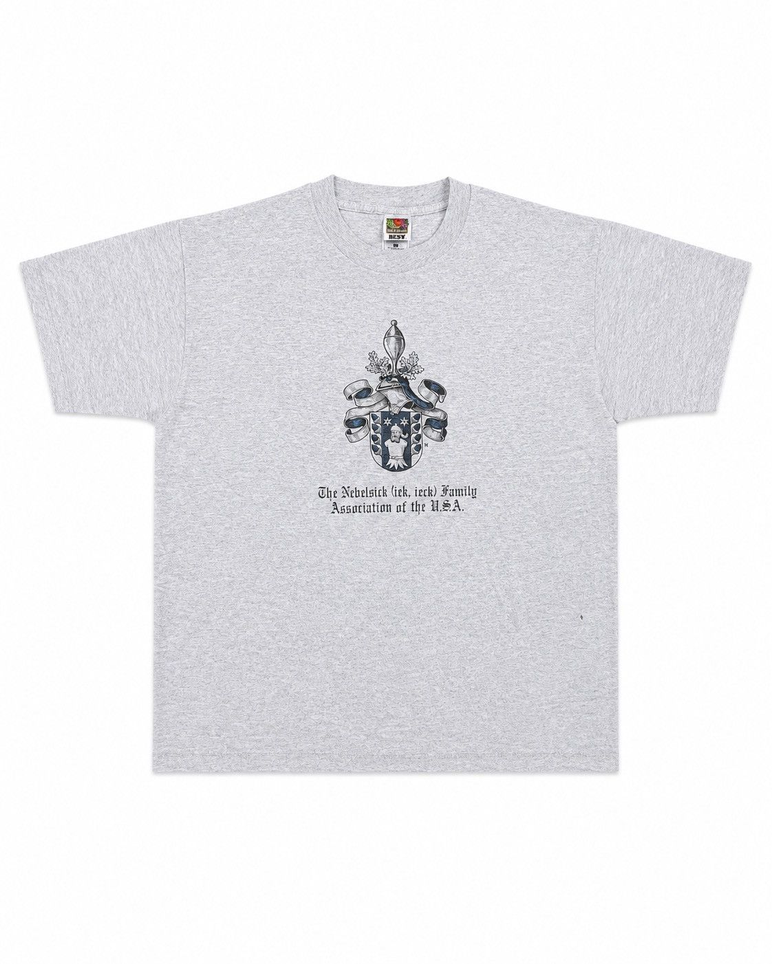 Vintage Nebeling Lieck Jeck Family Crest T-Shirt Size US XL / EU 56 / 4 - 1 Thumbnail