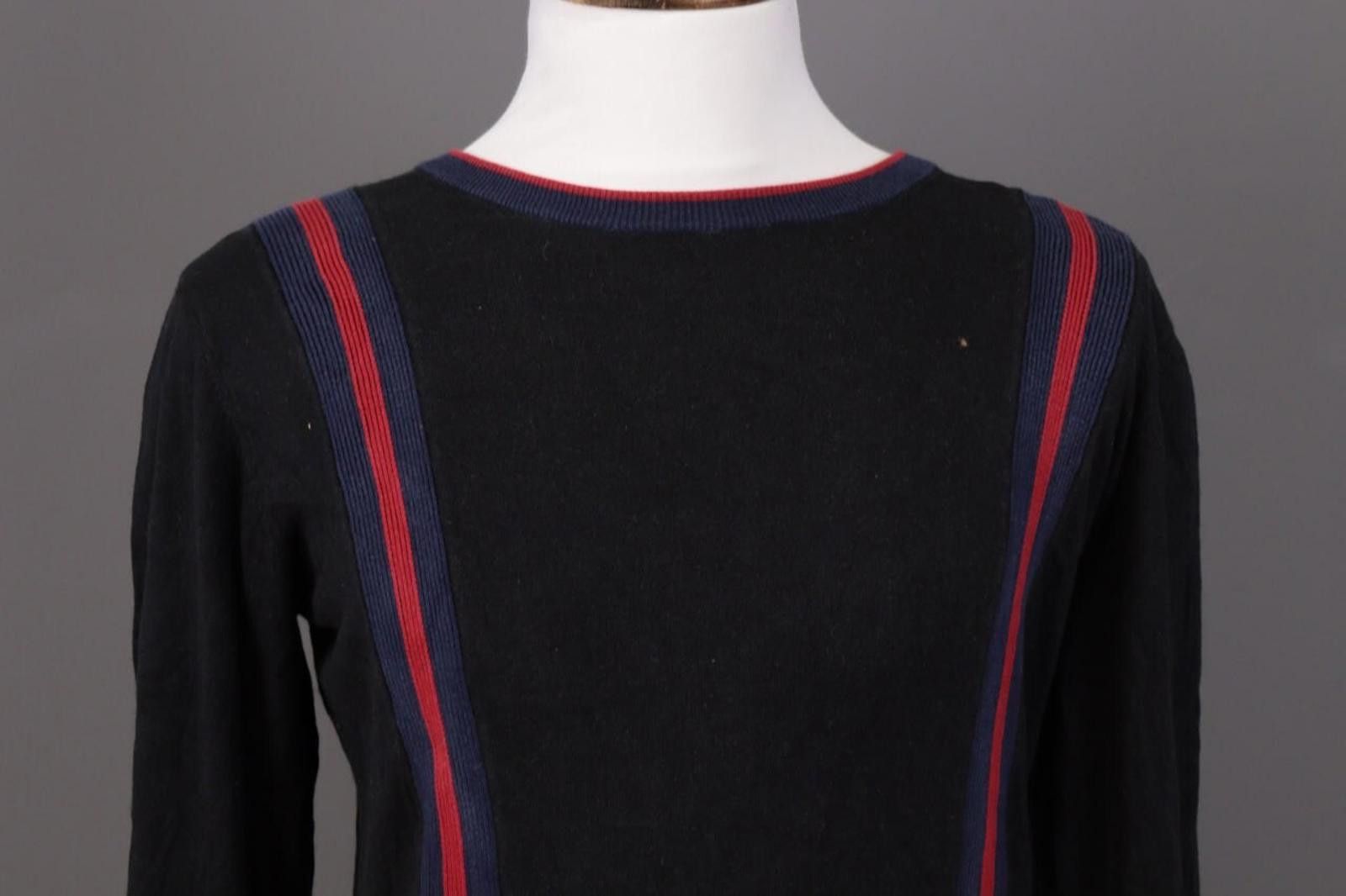 Just Cavalli Just Cavalli Black Striped Knit Jumper Sweater Size XXL Size US XXL / EU 58 / 5 - 5 Thumbnail
