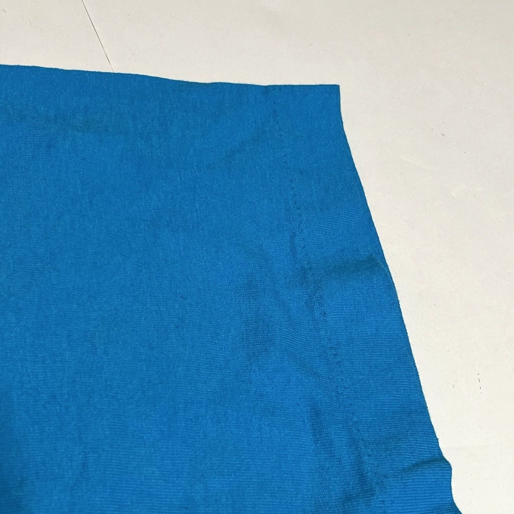 Fruit Of The Loom VINTAGE Fruit of the Loom T-Shirt Blue Short Sleeve Crew Neck Made In USA Size M/S Men Small Spots Size US M / EU 48-50 / 2 - 7 Thumbnail
