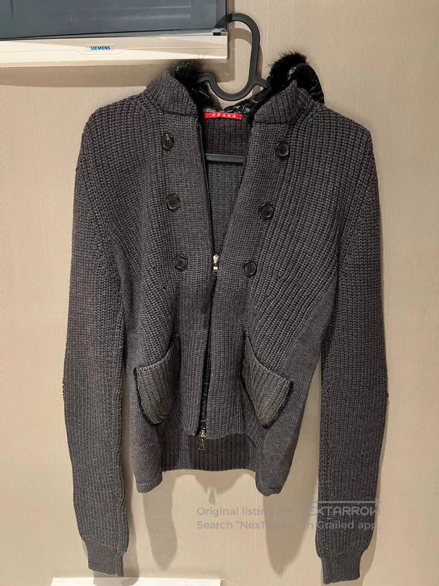 Prada Prada Hooded Sweater Size 40. Size S / US 4 / IT 40 - 1 Thumbnail
