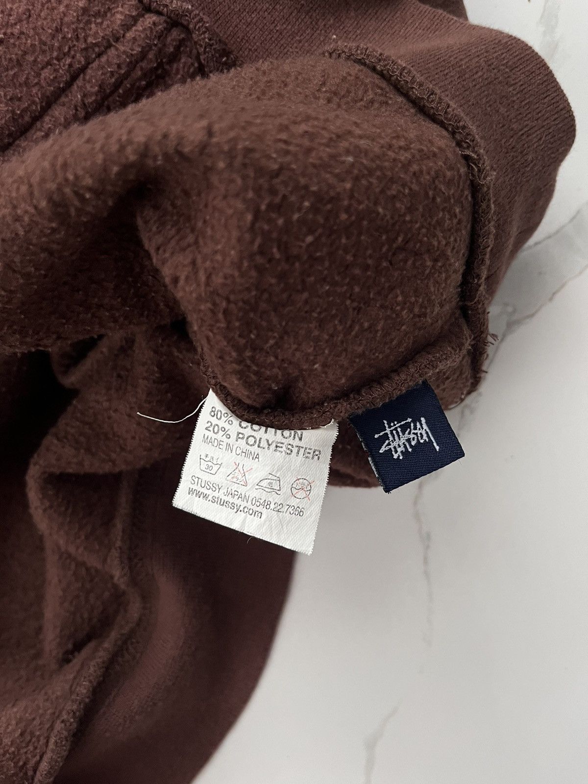 Stussy 00’s STUSSY 02 RARE VINTAGE Y2K BIG LOGO 2 SIDES HOODIE Size US L / EU 52-54 / 3 - 8 Thumbnail