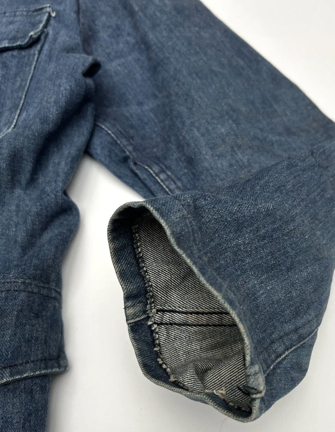 Nigel Cabourn × Vintage 60’s Lybro of Liverpool Coverall Denim Jacket Pre-Cabourn Size US L / EU 52-54 / 3 - 8 Thumbnail