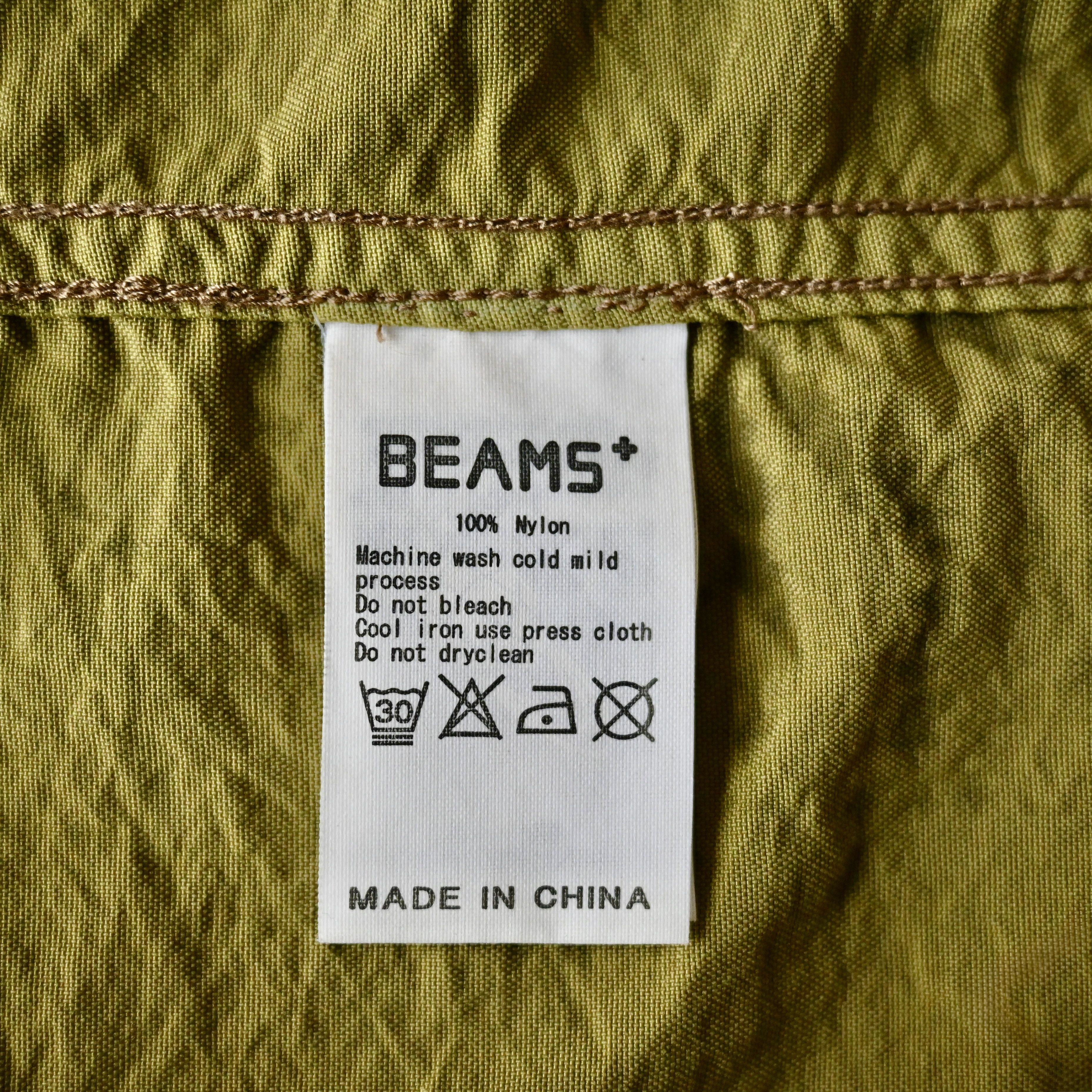 Beams Plus BEAMS Plus nylon shell M/65 type jacket, yellow olive Size US M / EU 48-50 / 2 - 14 Thumbnail